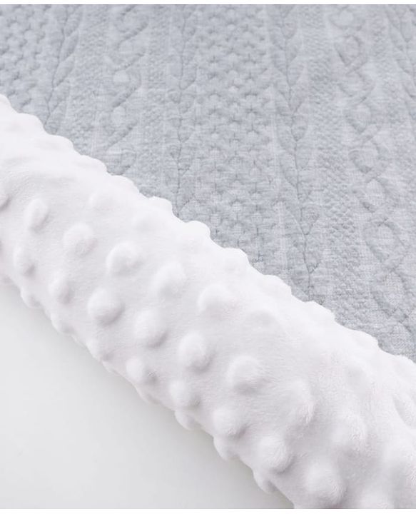 Babyhug Soft & Lightweight All-Season Baby Blanket Gentle & Breathable Durable & Machine Washable Ideal for 012 Months New Born Gifting Option Travel Friendly 100cm X 75cm  Grey
