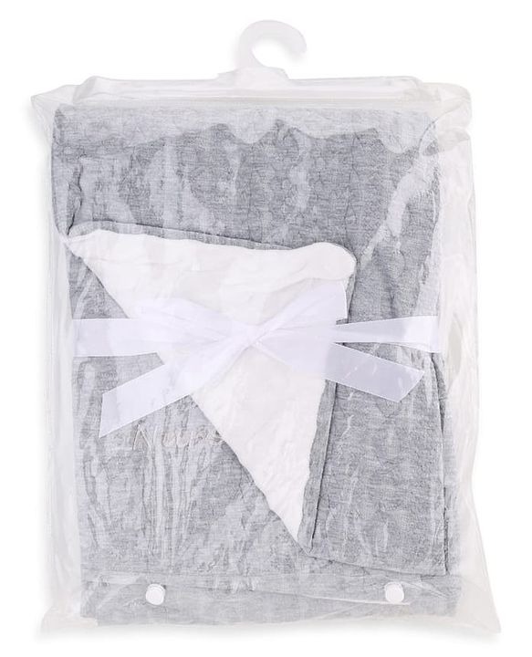Babyhug Soft & Lightweight All-Season Baby Blanket Gentle & Breathable Durable & Machine Washable Ideal for 012 Months New Born Gifting Option Travel Friendly 100cm X 75cm  Grey