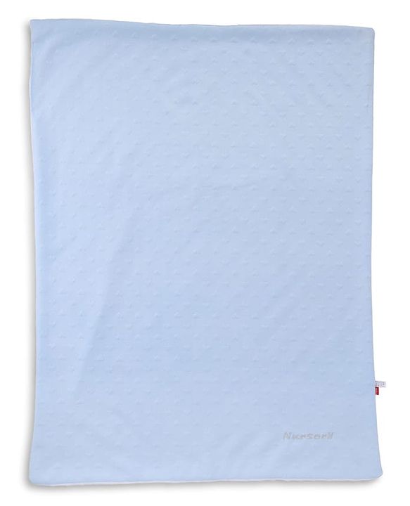Babyhug All-Season Heart Embossed Baby Blanket Soft & Lightweight Gentle & Breathable Durable & Machine Washable Ideal for 012 Months New Born Gifting Option Travel Friendly 100cm X 75cm  Blue
