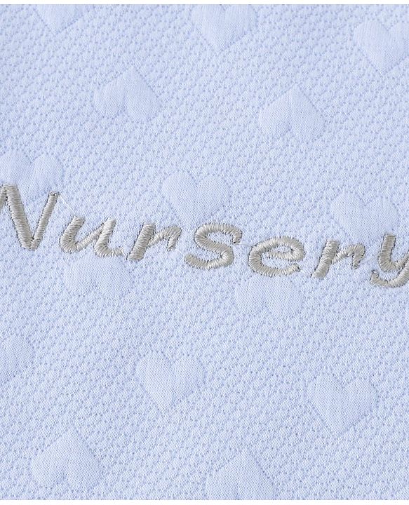 Babyhug All-Season Heart Embossed Baby Blanket Soft & Lightweight Gentle & Breathable Durable & Machine Washable Ideal for 012 Months New Born Gifting Option Travel Friendly 100cm X 75cm  Blue
