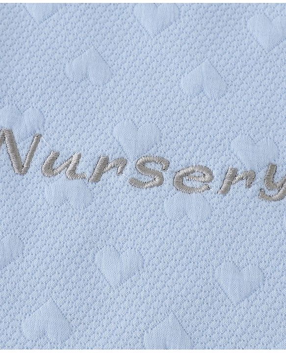 Babyhug All-Season Heart Embossed Baby Blanket Soft & Lightweight Gentle & Breathable Durable & Machine Washable Ideal for 012 Months New Born Gifting Option Travel Friendly 100cm X 75cm  Blue