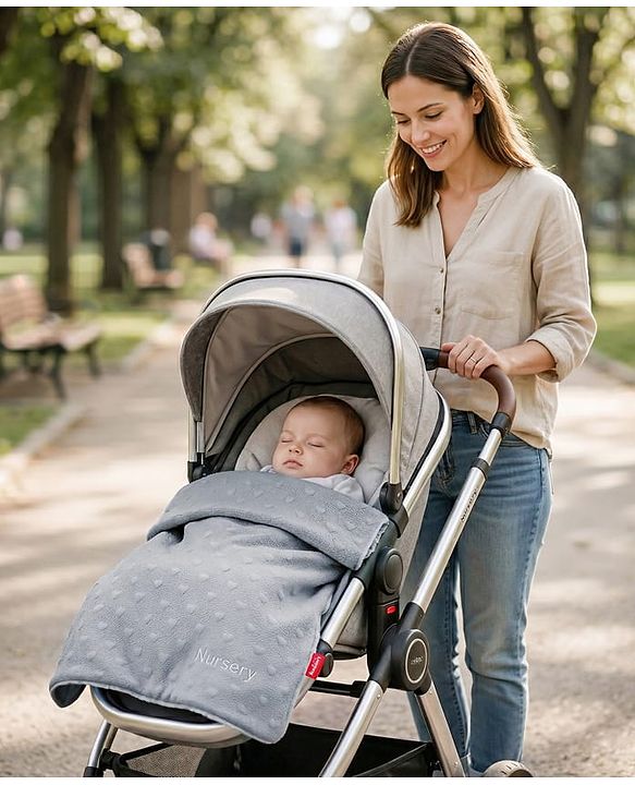 Babyhug All-Season Heart Embossed Baby Blanket - Grey| Soft & Lightweight| Gentle & Breathable| Durable & Machine Washable| Ideal for 012 Months| New Born Gifting Option| Travel Friendly|100cm X 75cm