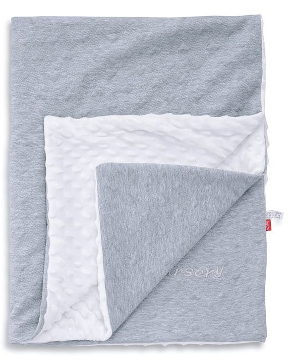 Babyhug All-Season Heart Embossed Baby Blanket - Grey| Soft & Lightweight| Gentle & Breathable| Durable & Machine Washable| Ideal for 012 Months| New Born Gifting Option| Travel Friendly|100cm X 75cm