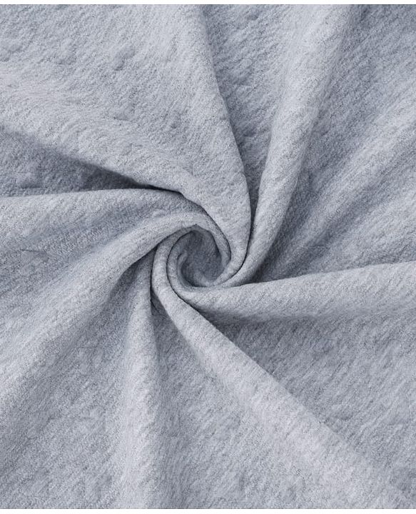 Babyhug All-Season Heart Embossed Baby Blanket - Grey| Soft & Lightweight| Gentle & Breathable| Durable & Machine Washable| Ideal for 012 Months| New Born Gifting Option| Travel Friendly|100cm X 75cm