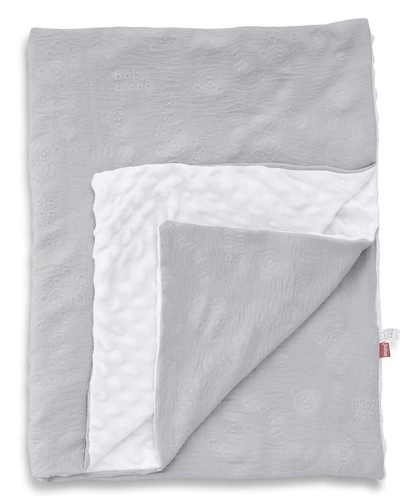 Babyhug Soft & Lightweight All-Season Baby Blanket Gentle & Breathable Durable & Machine Washable Ideal for 012 Months New Born Gifting Option Travel Friendly 100cm X 75cm   Grey