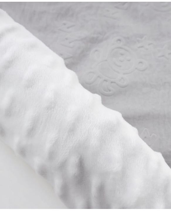 Babyhug Soft & Lightweight All-Season Baby Blanket Gentle & Breathable Durable & Machine Washable Ideal for 012 Months New Born Gifting Option Travel Friendly 100cm X 75cm   Grey