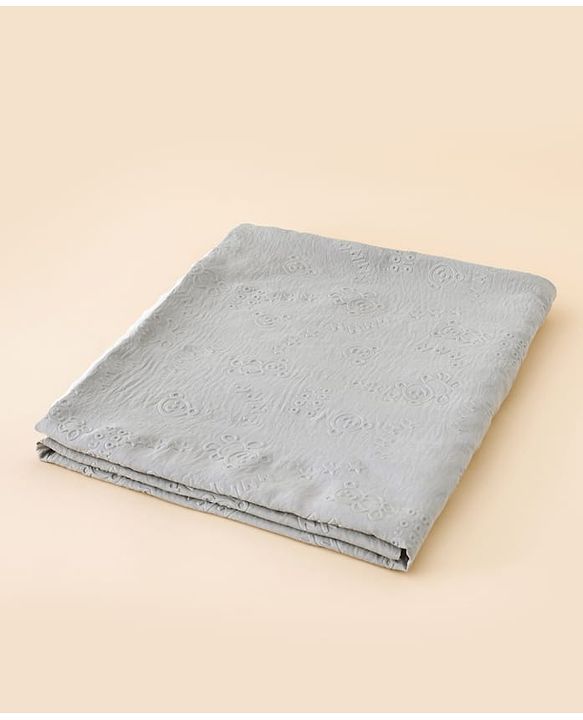 Babyhug Soft & Lightweight All-Season Baby Blanket Gentle & Breathable Durable & Machine Washable Ideal for 012 Months New Born Gifting Option Travel Friendly 100cm X 75cm   Grey