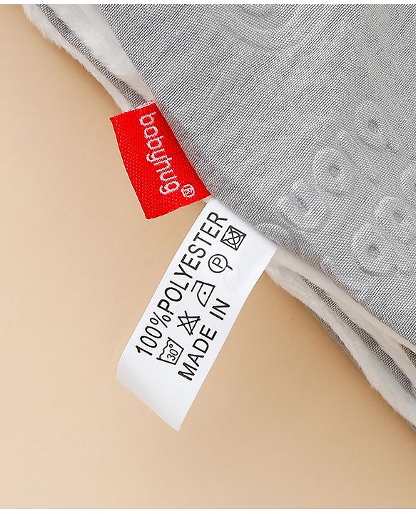Babyhug Soft & Lightweight All-Season Baby Blanket Gentle & Breathable Durable & Machine Washable Ideal for 012 Months New Born Gifting Option Travel Friendly 100cm X 75cm   Grey