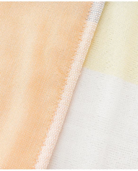 Babyhug 100% Pure Cotton Baby Blanket Bear Print 4 Layer Quilting| Ultra Soft & light Weight (470g) Breathable & Absorbent| 0-24 Months New Born Essential- Peach
