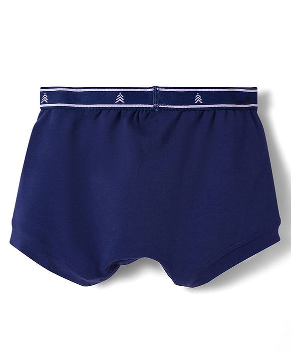 Pine Kids Cotton Elastane Construction Vehicles Printed Trunks Pack Of 3 - ( Colour May Vary )