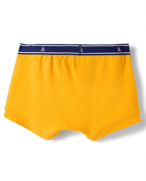 Pine Kids Cotton Elastane Construction Vehicles Printed Trunks Pack Of 3 - ( Colour May Vary )