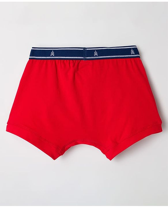 Pine Kids Cotton Elastane Knit Solid Color Trunks Pack of 3 (Color May Vary)