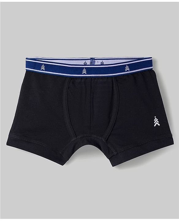 Pine Kids Cotton Elastane Knit Solid Trunks Pack of 3 (Color May Vary)
