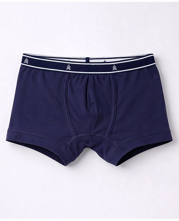 Pine Kids Cotton Elastane Knit Solid Trunks Pack of 3 (Color May Vary)