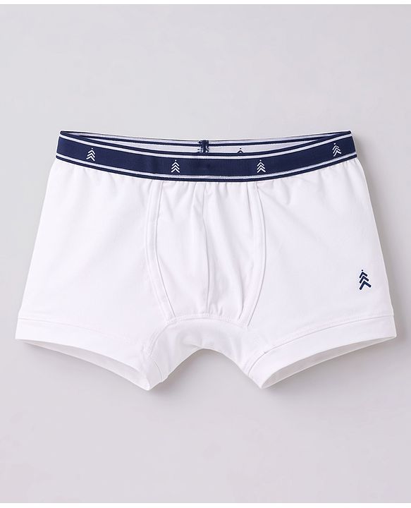 Pine Kids Cotton Elastane Knit Solid Trunks Pack of 3 (Color May Vary)