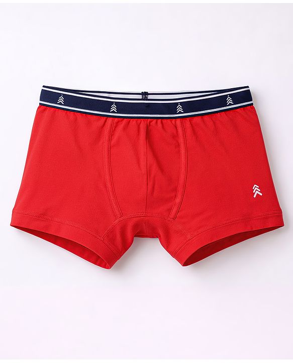 Pine Kids Cotton Elastane Knit Solid Trunks Pack of 3 (Color May Vary)