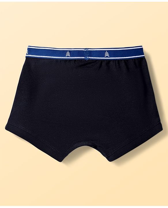 Pine Kids Cotton Elastane Knit Solid Trunks Pack of 3 - Multicolor