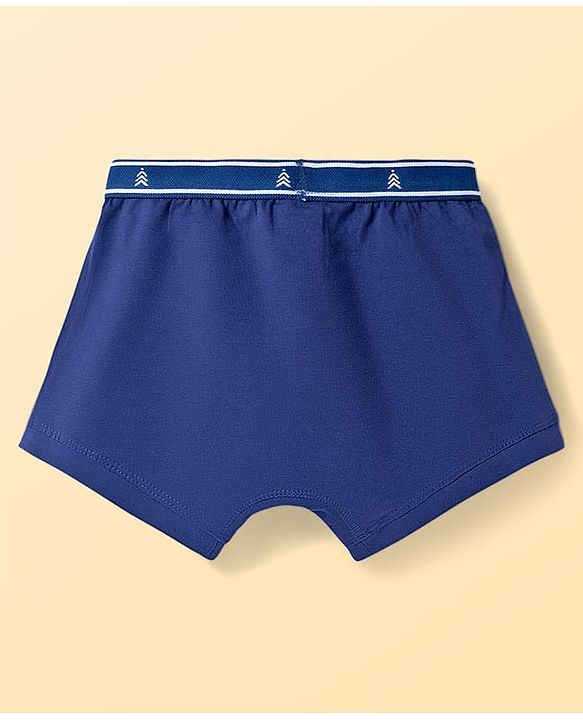 Pine Kids Cotton Elastane Knit Solid Trunks Pack of 3 - Multicolor