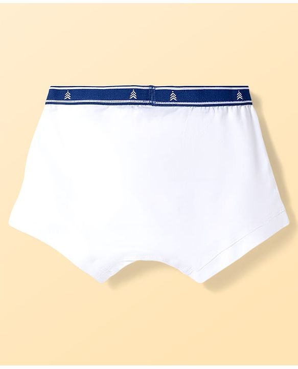 Pine Kids Cotton Elastane Knit Solid Trunks Pack of 3 - Multicolor