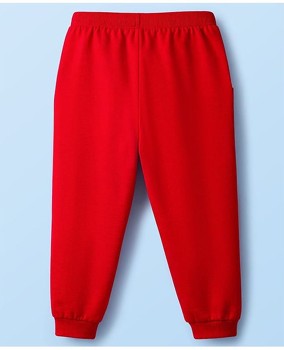 Babyhug Disney Terry Knit Full Sleeves T-Shirt & Track Pant with Minnie Mouse & Bow Detailing - Multicolor