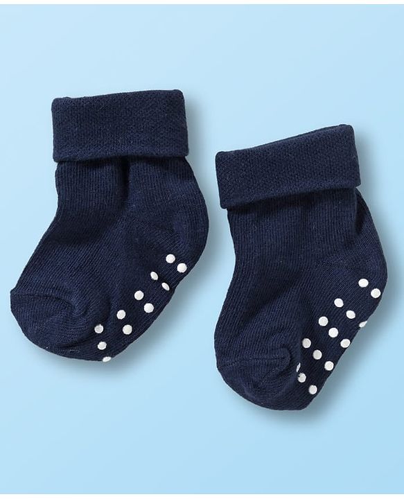 Cute Walk by Babyhug Non Terry Knit Ankle Length Anti Bacterial Anti Skid Socks With  Design Pack Of 3 - Pink Black & Dark Pink