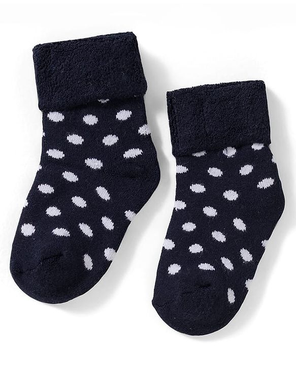 Cute Walk by Babyhug Non Terry Knit Ankle Length Anti Bacterial Socks With Polka Dot Design Pack Of 3 - Pink White & Black