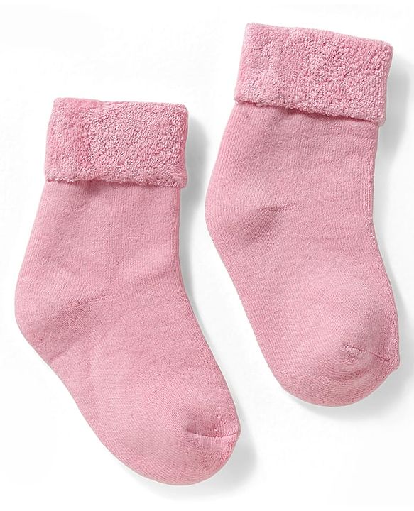 Cute Walk by Babyhug Non Terry Knit Ankle Length Anti Bacterial Socks With Polka Dot Design Pack Of 3 - Pink White & Black