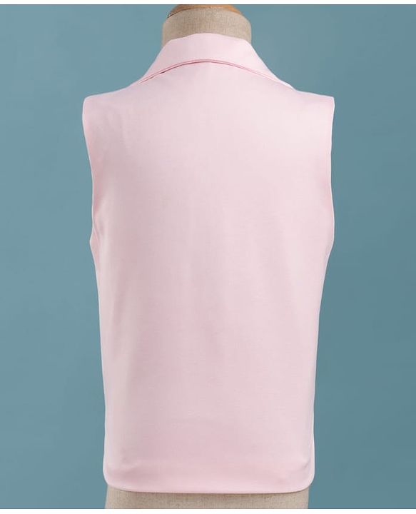 Babyhug Knit Full Sleeves Solid 3 Piece Party Suit - Light Pink