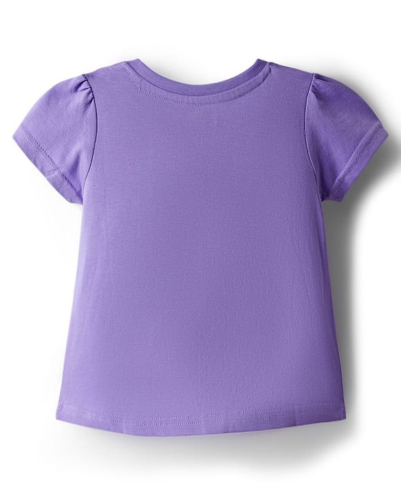 Babyhug Cotton Knit Half Sleeves T-Shirts with Tropical Theme Print Pack of 3 - Pink Orange & Lavender