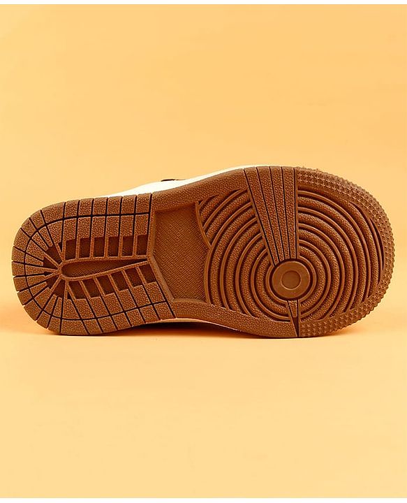 Cute Walk by Babyhug Formal & Party Wear Shoes With Velcro Closure - Brown