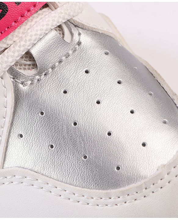 Cute Walk by Babyhug Velcro Closure Sneakers with Fashion Text Print - Black