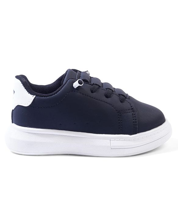 Cute Walk by Babyhug Solid Color Sneakers - Black