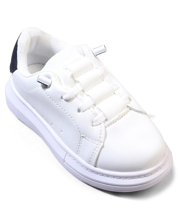 Cute Walk by Babyhug Solid Color Sneakers - Black