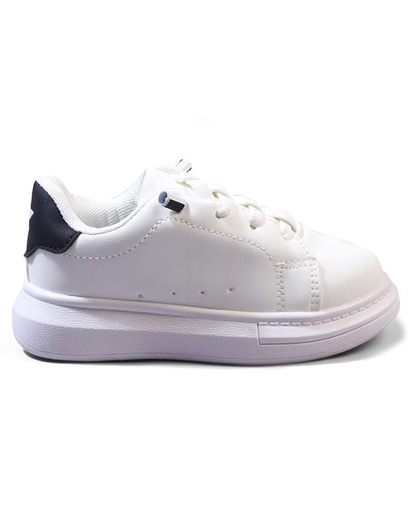 Cute Walk by Babyhug Solid Color Sneakers - Black
