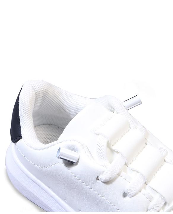 Cute Walk by Babyhug Solid Color Sneakers - Black