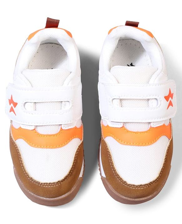 Cute Walk by Babyhug Velcro Closure Sneakers - Orange