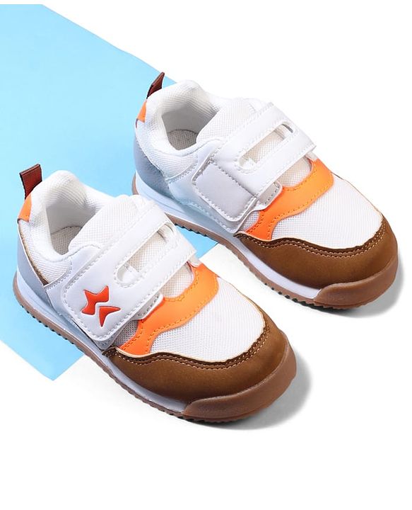 Cute Walk by Babyhug Velcro Closure Sneakers - Orange