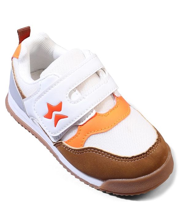 Cute Walk by Babyhug Velcro Closure Sneakers - Orange