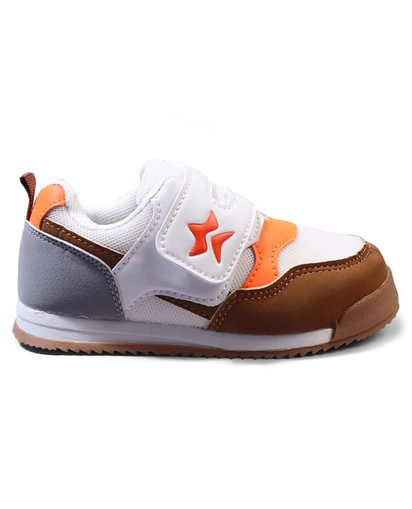 Cute Walk by Babyhug Velcro Closure Sneakers - Orange