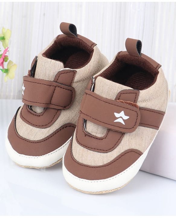 Cute Walk by Babyhug Velcro Closure Solid Booties - Blue