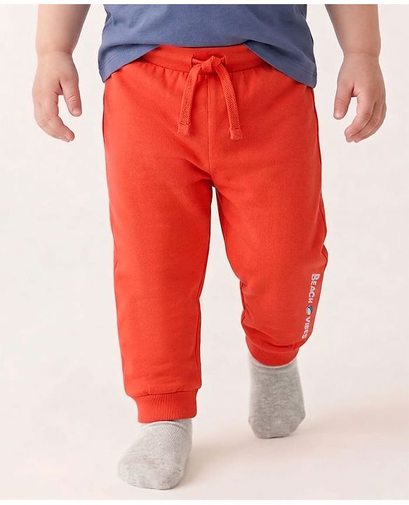 Babyhug Single Jersey Knit Full Length Lounge Pant with Stripes & Prints Pack of 3 - Multicolor