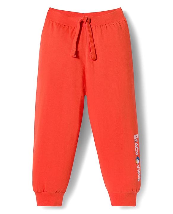 Babyhug Single Jersey Knit Full Length Lounge Pant with Stripes & Prints Pack of 3 - Multicolor