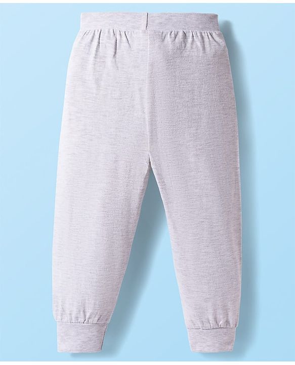 Babyhug Single Jersey Knit Full Length Lounge Pants With Dino Print Pack of 5 - Multicolor
