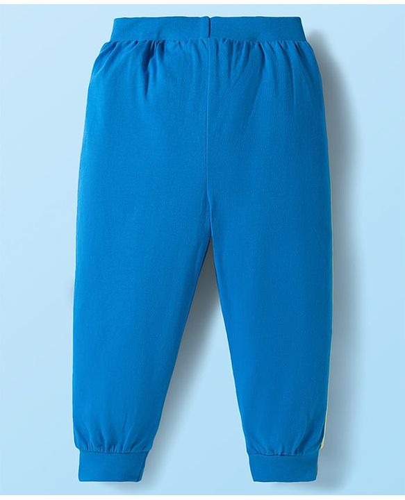 Babyhug Single Jersey Knit Full Length Lounge Pants With Dino Print Pack of 5 - Multicolor