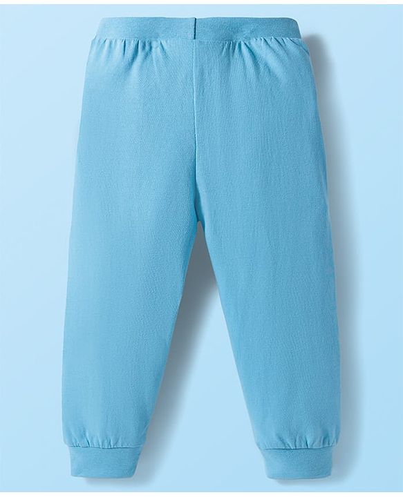 Babyhug Single Jersey Knit Full Length Lounge Pants With Dino Print Pack of 5 - Multicolor