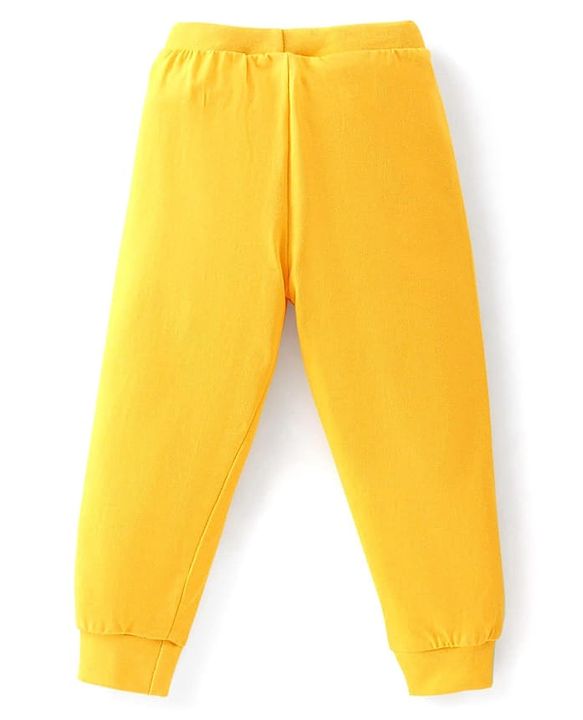Babyhug Single Jersey Knit Full Length Solid Colour Lounge Pant Pack Of 5 - Multicolour