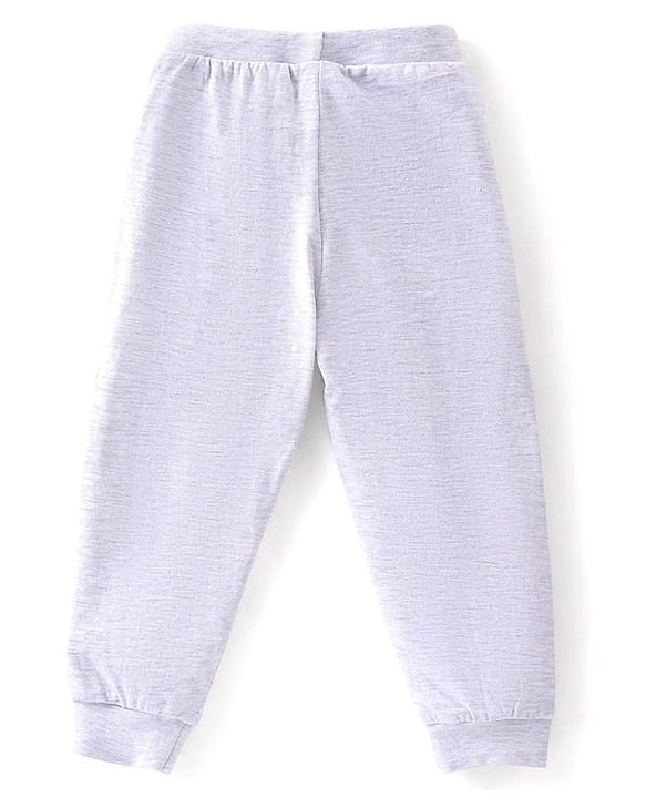 Babyhug Single Jersey Knit Full Length Solid Colour Lounge Pant Pack Of 5 - Multicolour
