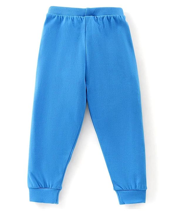 Babyhug Single Jersey Knit Full Length Solid Colour Lounge Pant Pack Of 5 - Multicolour