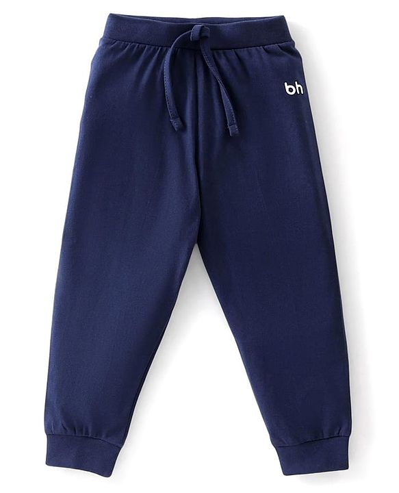 Babyhug Single Jersey Knit Full Length Solid Colour Lounge Pant Pack Of 5 - Multicolour