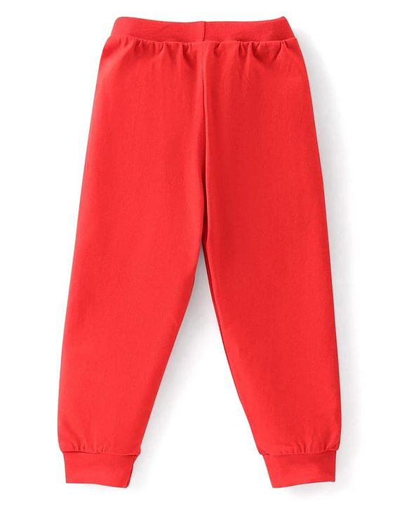 Babyhug Single Jersey Knit Full Length Solid Colour Lounge Pant Pack Of 5 - Multicolour